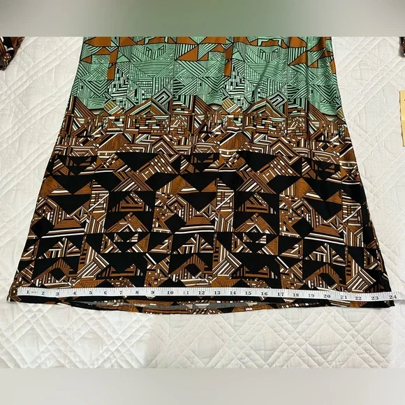 NWT Uncle Frank Retro Print Shift Dress Small 100% Cotton Made in USA - Picture 9 of 13